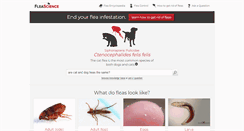 Desktop Screenshot of fleascience.com